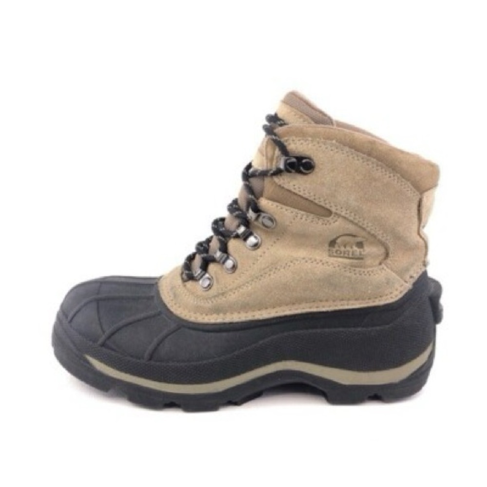 Sorel Black and Tan Snow Boots